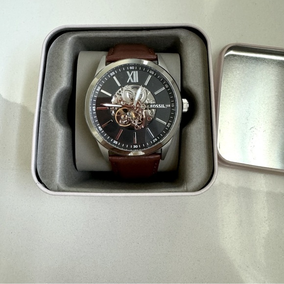 NWT Fossil Flynn Automatic Dial Watch for Men - Picture 2 of 10